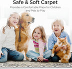 Kitchen Runner Rug Non-Slip Hallway Runner Rugs, 2.6 x 8ft Faux Wool Carpet Vintage Washable Area Rugs Runner with Rubber Backing for Hallway, Kitchen, Entryway, Living Room, Bedroom, Laundry