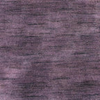 Hand Knotted Loom Wool ECO-Friendly Area Rugs - 8'x8', Octagon, Purple Color, Solid Plain Design, High Pile Thick Handmade Anti Skid Area Rugs for Living Room, Bed Room (L00111)