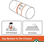 BEQHAUSE Dirt Trapper Door Mat 36" x 60", Non-Slip Washable Doormats Entrance Mat, Dirt Resistant and Absorbent Welcome Mat, Low Profile Floor Mats for Front Back Door and Entryway, Red