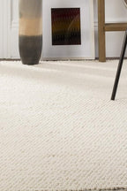 SAFAVIEH Natura Collection Runner Rug - 2'3" x 20', Ivory, Handmade Wool Blend, Textured Design, Ideal for Hallway, Bedroom, Foyer (NAT620A)