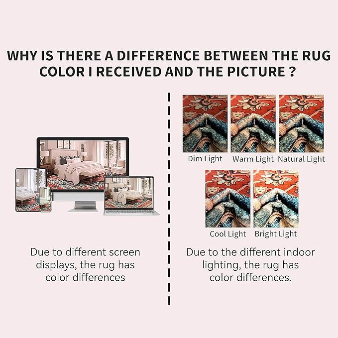 YJ.GWL 2x6 Rug Runners for Hallways, Non Slip Kitchen Washable Long Runner Rugs, Soft Floral Vintage Carpet Runner for Livingroom Bedroom Bathroom Entryway, Orange-Red