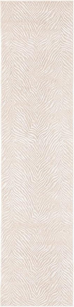 Unique Loom Finsbury Collection Area Rug - Meghan (2' 7" x 12' 2" Runner, Ivory Beige)