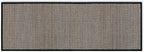 Artoid Mode Washable Non Skid Kitchen Rugs and Mats Doormat, Absorbent Door Mat Rugs for Kitchen Floor Front of Sink Hallway Black 17x47 Inch