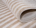 Unique Loom Sabrina Soto Outdoor Collection Geometric, Modern, Vibrant, Carved Area Rug (4' 0 x 6' 0 Rectangular, Beige)