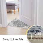vivorug Runner Rug 2'x7' Vintage Washable Non-Slip Runners for Hallways Kitchen Entryway Laundry Room Carpet Hallway Runner Grey Floral