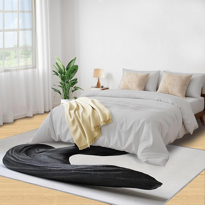 6x8 Sculpture Art Classroom Rugs - 3D Portrait Playroom Rug, Female Bust Carpet Area Rug for Girls Bedroom Kids Room Basement Office Classroom