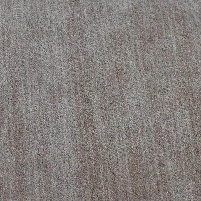 Hand Knotted Loom Wool ECO-Friendly Area Rugs - 10'x10', Octagon, Beige Color, Solid Plain Design, High Pile Handmade Anti Skid Area Rugs for Living Room, Bed Room (L00111)
