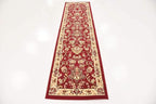 Unique Loom Sialk Hill Collection Area Rug - Washington (2' 2" x 8' 2" Runner Burgundy/Cream)