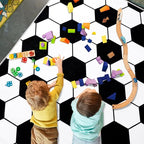 Soft Soccer Rugs for Bedroom, Machine Washable, Cute Bedside Boys Area Rug for Kids Toddlers Teens, Soccer Lovers Home Decor Indoor Carpet for Living Room, Dorms, Nursery, 3x4 FT