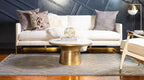 Unique Loom Marilyn Monroe Glam Collection Area Rug - Trellis (8'x 10' Rectangle, Gray Gold/ Gold)