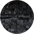 Round Area Rug – Soft Modern Carpet for Living Room, Bedroom, Entryway – Non-Slip Durable Floor Mat for Home Décor (Black_3X3)