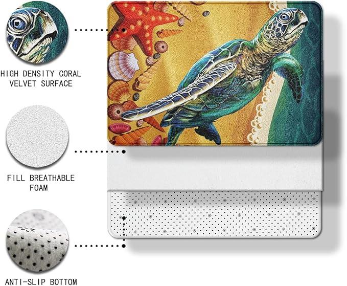 Erosebridal Trippy Mushroom Bathroom Mat Groovy Floral Microfiber Bath Rug Cute Rainbow 3D Entryway Door Mat 16x24 Two Groovy Party Boho Hippie Mushroom Bath Mat Retro Party Decorations Bath Rugs