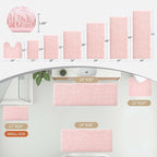 Bathroom Runner Rug 24x70 Pink Non Slip Fluffy Long Bath Mat for Bathroom Floor Washable Plush Luxury Bath Rug for Tub Absorbent Shower Sink Mat Bedside Rug