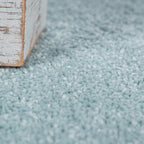 Paco Home Solid Area Rug in Light Blue Modern Plain Design, Size: 2' x 3'3"