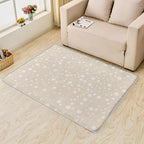 Beige Rug, 3x4 Rug, Bubble Print Rugs for Living Room Bedroom Dining, Minimalist Small Area Rug, Washable Rug Non Slip Soft Indoor Carpet, Kids and Pets Friendly, Beige Home & Room Decor