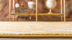 Rugs.com Lattice Frieze Collection Rug – 7' 10 Octagon Yellow Medium Rug Perfect for Living Rooms, Kitchens, Entryways