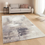 Paco Home Abstract Area Rug Artful Mottled Color Pattern in Beige Grey, Size: 2'8" x 4'11"