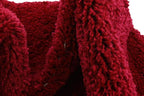 Unique Loom Solo Collection Area Rug - Calabasas (6' 1" Round, Red)