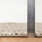 Dash & Albert Loggia Natural Handwoven Wool Rug, Runner-2.5 X 8 Feet, Natural Solid Pattern - Premium Luxury Hotel Quality Soft Breathable Hypoallergenic Machine Washable Easy Care All Season