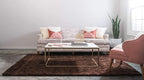 Unique Loom Solid Shag Collection Area Rug (9' x 12' 2" Rectangle Chocolate Brown)