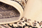 Unique Loom Reza Collection Traditional Persian Style Area Rug, Rectangular 7' 1" x 10' 0", Ivory/Brown