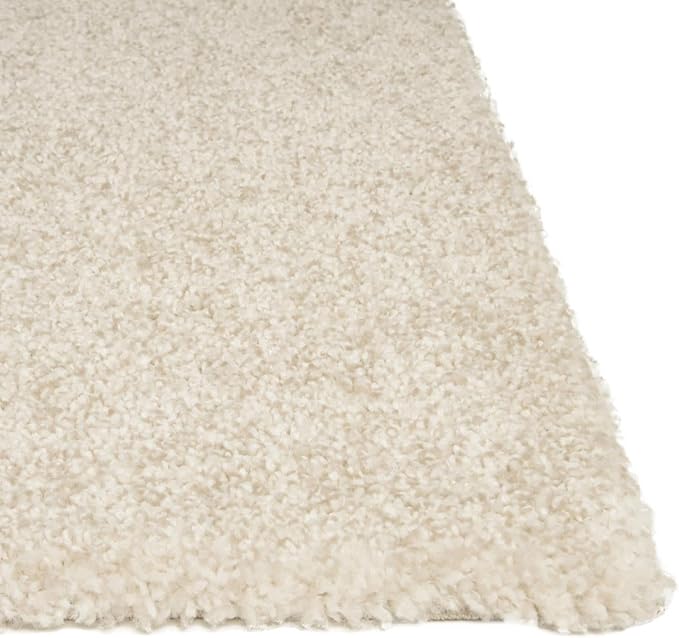 Unique Loom Solo Collection Area Rug - Calabasas (5' 3" Octagon, Ivory)