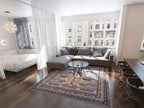 Unique Loom Taftan Collection Border Geometric Tribal Inspired Design Area Rug (8' 0 x 10' 0 Rectangular, Gray/ Black)