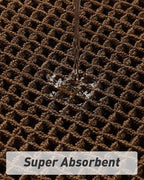 Upgraded Waffle Runner Rug Super Absorbent Non Slip Bath Mats for Bathroom Machine Washable Bathroom Runner Rug with Tassels, Ideal for Hallway Bedroom Laundry Room, 2' x 4' (24" x 48"), Terracotta