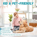 Beach Pattern 2x8ft Runner Rug Non Slip Washable Kitchen Runner Rug with Rubber Backing，Low-Pile Soft Washable Runner Rugs for Hallway Entryway Kitchen Bedroom Living Room Bathroom