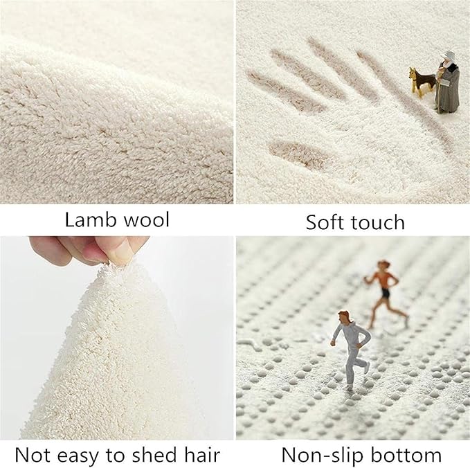 Rainbow Sun Area Rug,4x5ft,Boho Geometric Print Rug, Modern Mid-Century Colorful Rug for Kids Girls Boys Bedroom, Living Room, Classroom, Office Non-Slip Washable