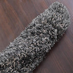 Rugsotic Carpets Hand Woven Flat Weave Kilim Wool ECO-Friendly Area Rugs - 10'x13', Rectangle Shape, Dark Orange Color, Solid Plain Design, Low Pile Handmade Rugs for Living Room (D00111)