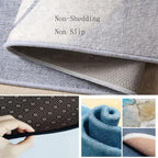 Vintage Boho Area Rugs Multicolor Ethnic Style Geometric Splicing Carpets Bedroom Living Room Kitchen Floor Mats Indoor Outdoor Non-Shedding Runner Rug Home Décor Carpet 5' X 7'