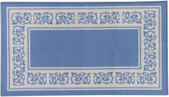 Floral Border Rug