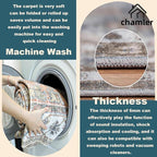 10'x14' Washable Area Rug Boho Chic Medallion Distressed Design Non-Shedding Easy Care Ideal for High Traffic Areas in Rug for Living Room Bedroom Office Coffee Table Large Carpet