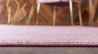 Unique Loom Trellis Frieze Collection Area Rug - Geometric (6' 1" x 9', Light Pink/ Ivory)