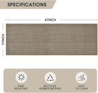 Artoid Mode Non Skid Washable Kitchen Rugs Mats Doormat, Rubber Backing Absorbent Rugs for Kitchen Door Mat Kitchen Mats Floor Mats Front of Sink 17x47 Inch
