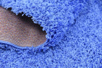 Unique Loom Solid Shag Collection Area Rug (8' x 11' Rectangle, Periwinkle Blue)