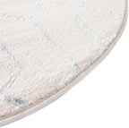Unique Loom Marilyn Monroe Glam Collection Area Rug - Trellis (7' 10' x 10' Oval, White Silver/ Silver)