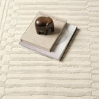 Revival Rugs Soloba 5'3"x7'10" Washable Area Rug for Living Room Bedroom - 100% Recycled Oeko-TEX Certified, Medium Pile, Beige, Cream