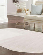 Unique Loom Finsbury Collection Area Rug - Kate (5' 3" x 8' Oval, Ivory/ Beige)