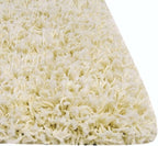 Unique Loom Solid Shag Collection Area Rug (4' 1" x 6' 1" Rectangle, Pure Ivory)