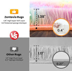 Zentavio Unicorn Rugs for Girls Room 5x8 Area Rugs for Living Room Carpet for Bedroom Washable Soft Fluffy Shag Aesthetic Plush High Pile Throw Rug for Nursery Kids Room Dorm Room Rainbow