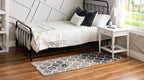Rugs.com Lattice Frieze Collection Rug – 2' x 7' Runner Blue Multi Medium Rug Perfect for Living Rooms, Large Dining Rooms, Open Floorplans