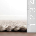 Rugs USA Marilyn Charcoal/Ivory, 9'6" x 13'6", Hand Woven, Marled, Wool, Soft and Cozy, High Traffic, Stain Resistant, Easy Clean, Durable Area Rug for Bedroom, Living Room, Dining, Den, Foyer
