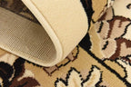 Unique Loom Espahan Collection Area Rug - Cape Cod (8'Square, Ivory/ Beige)