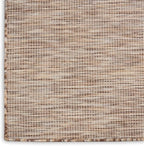 Pemberly Row 6' x 9' Beige Fabric Modern Indoor/Outdoor Area Rug