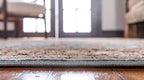 Unique Loom Voyage Collection Traditional Oriental Classic Intricate Design Area Rug (9' 0 x 12' 0 Rectangular, Light Blue/Gold)