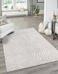 Unique Loom Finsbury Collection Area Rug - Meghan (5' 3" x 8' Rectangle, Gray and Ivory)