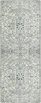 Lahome Washable Runner Rug 2x5, Bohemian Laundry Room Rug Low Pile Bathroom Runner Rugs with Rubber Backing, Printed Non-Slip Throw Carpet Runners for Kitchen Hallway Bedside, Beige