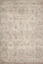 Loloi Hathaway Collection HTH-03 Java/Multi 2'-0" x 5'-0", .25" Thick Accent Rug, Soft, Durable, Printed, Modern, Low Pile, Non-Shedding, Easy Clean, Living Room Rug